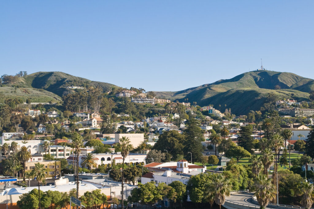 The rolling hills of Ventura, California